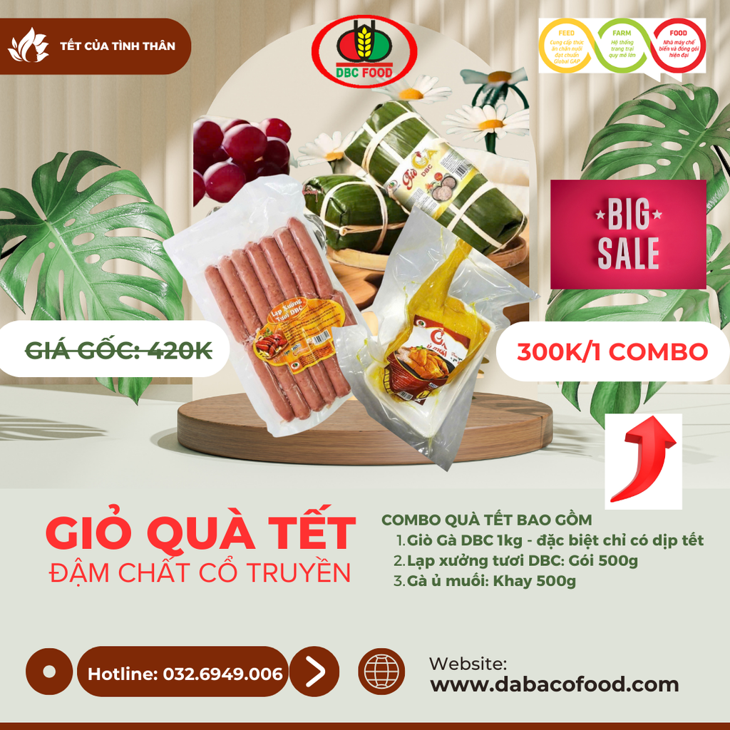 Giỏ Quà Tết - Đậm Chất Cổ Truyền từ Dabaco