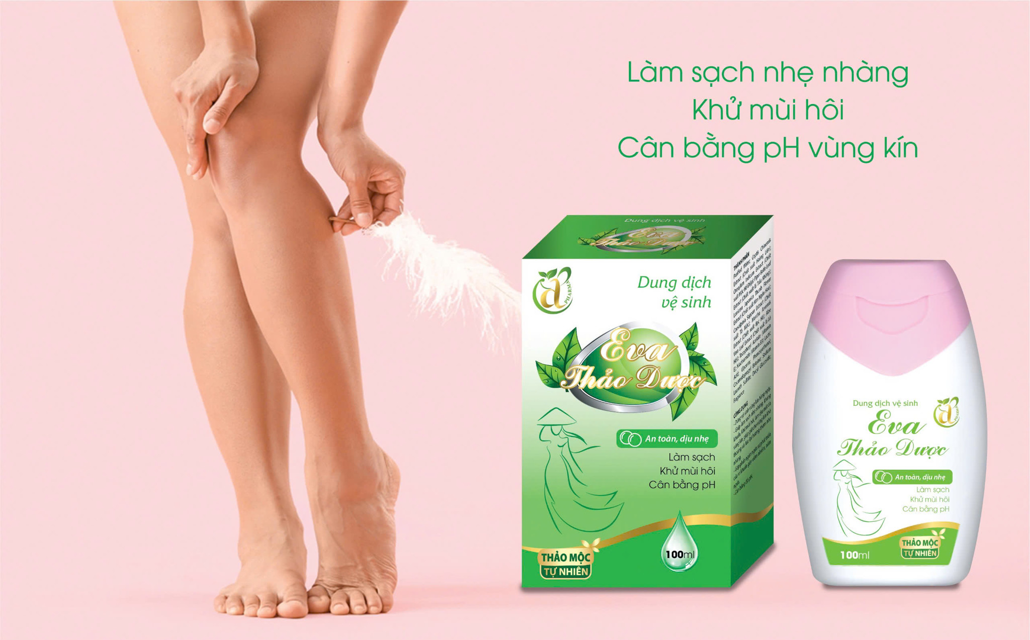Dung dịch vệ sinh EVA Thảo Dược – Tự nhiên nâng niu vẻ đẹp phụ nữ!
