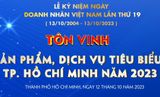 CÔNG TY CP CƠ KHÍ XÂY DỰNG THÁP KIM VINH DỰ ĐƯỢC TRAO TẶNG DANH HIỆU “SẢN PHẨM, DỊCH VỤ TIÊU BIỂU TPHCM” NĂM 2023