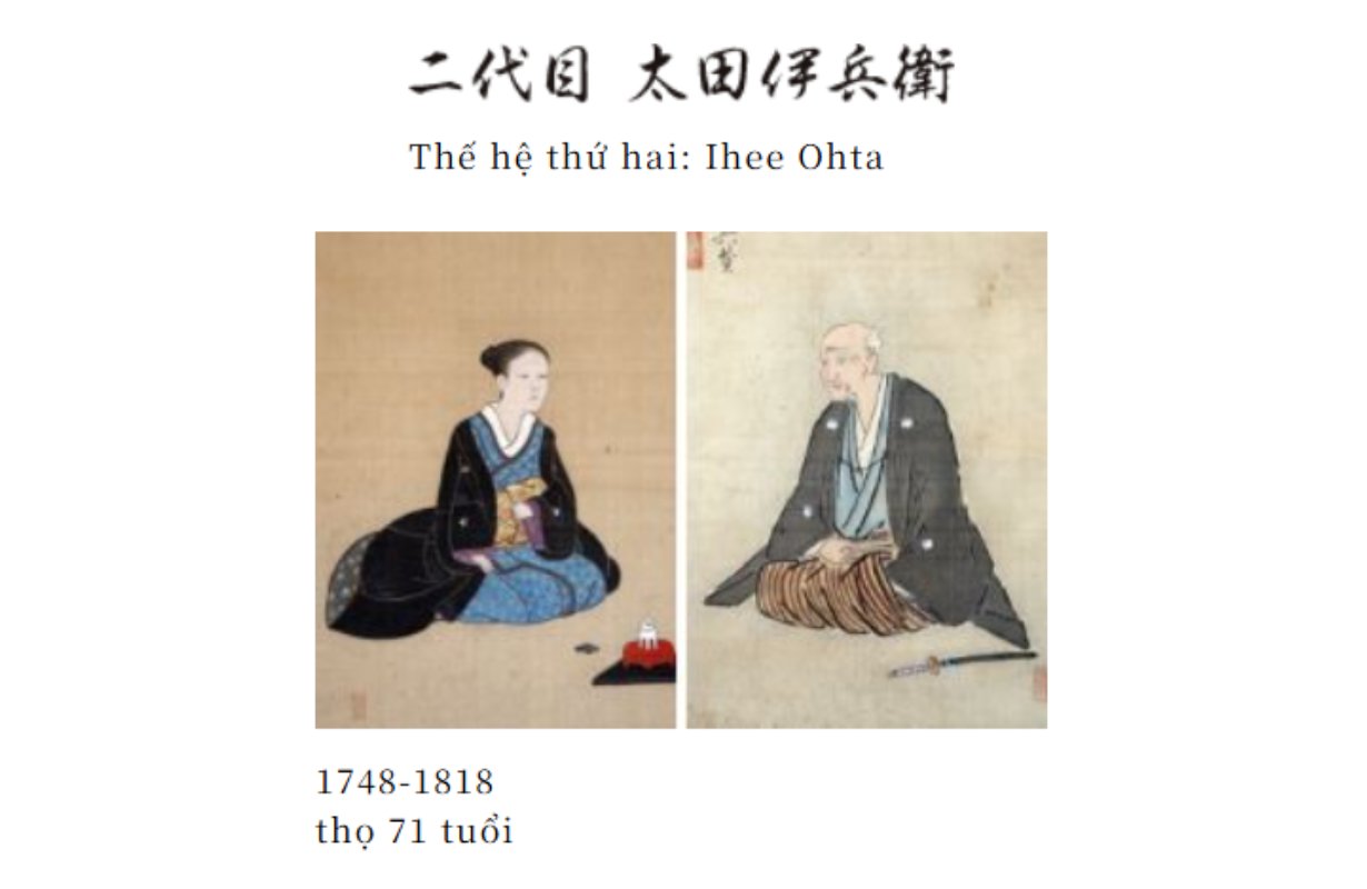 Thế hệ thứ hai - Ihee Ohta (1748-1818)