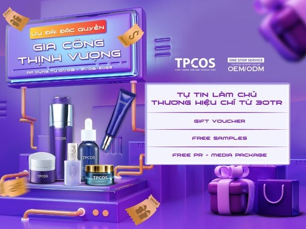 CTKM THÁNG 8 | ƯU ĐÃI ĐẶC QUYỀN - GIA CÔNG THỊNH VƯỢNG CÙNG TPCOS