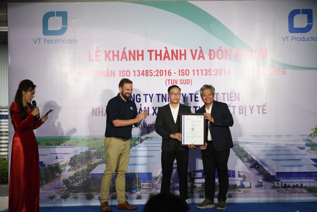 Nhà máy VT Factory - Khẳng định chất lượng với chứng nhận EN ISO 13485:2016