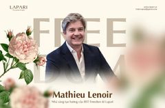 MATHIEU LENOIR: NHÀ SÁNG TẠO HƯƠNG CỦA BỘ SƯU TẬP FREEDOM TỪ LAPARI