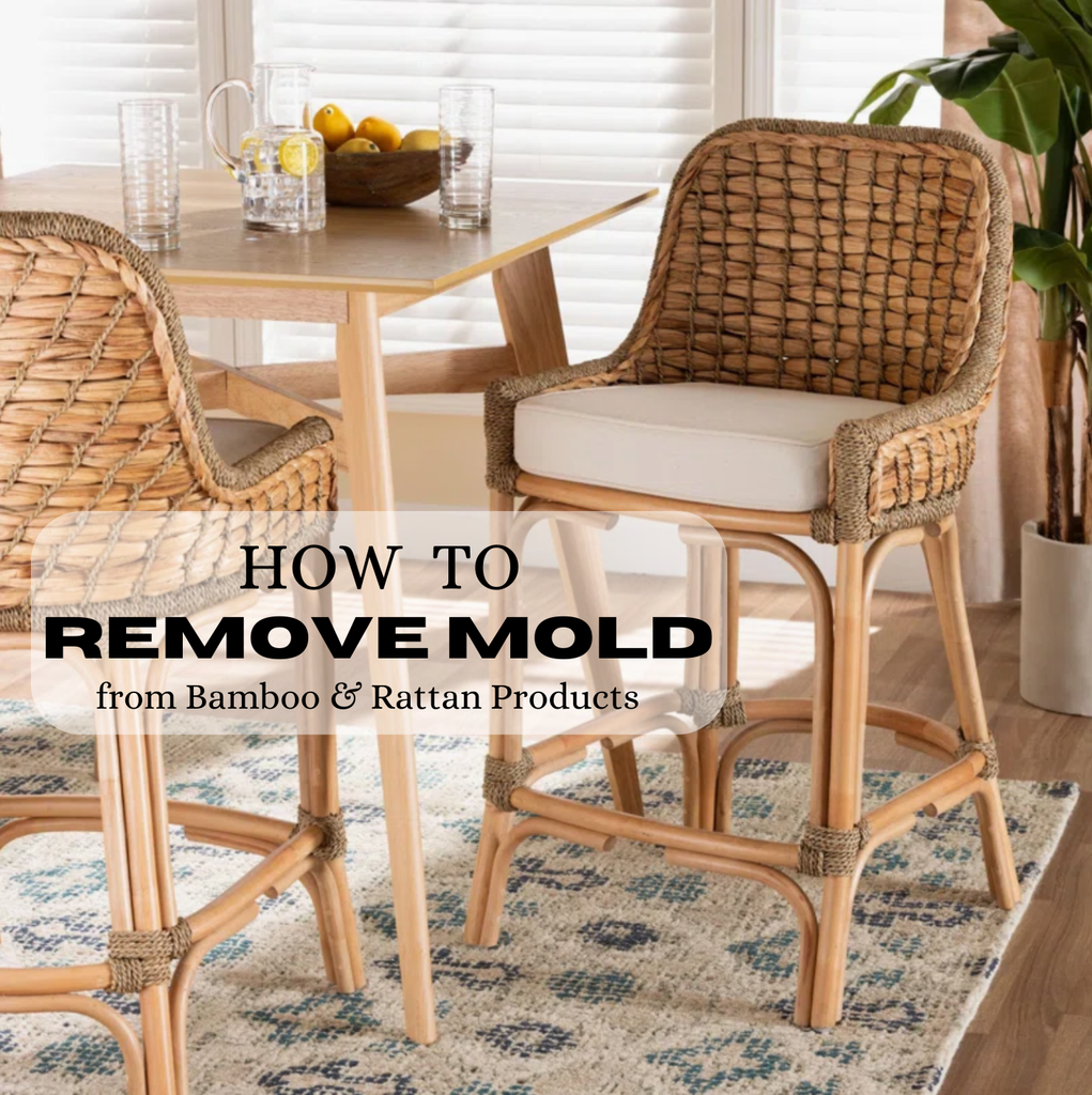 How to Remove Mold from Bamboo & Rattan Products