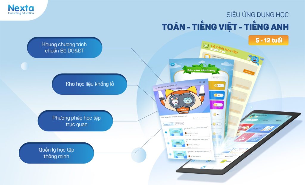 Ứng Dụng Học Tập Nexta – Cách Để Con Yêu Thích Việc Học Hơn