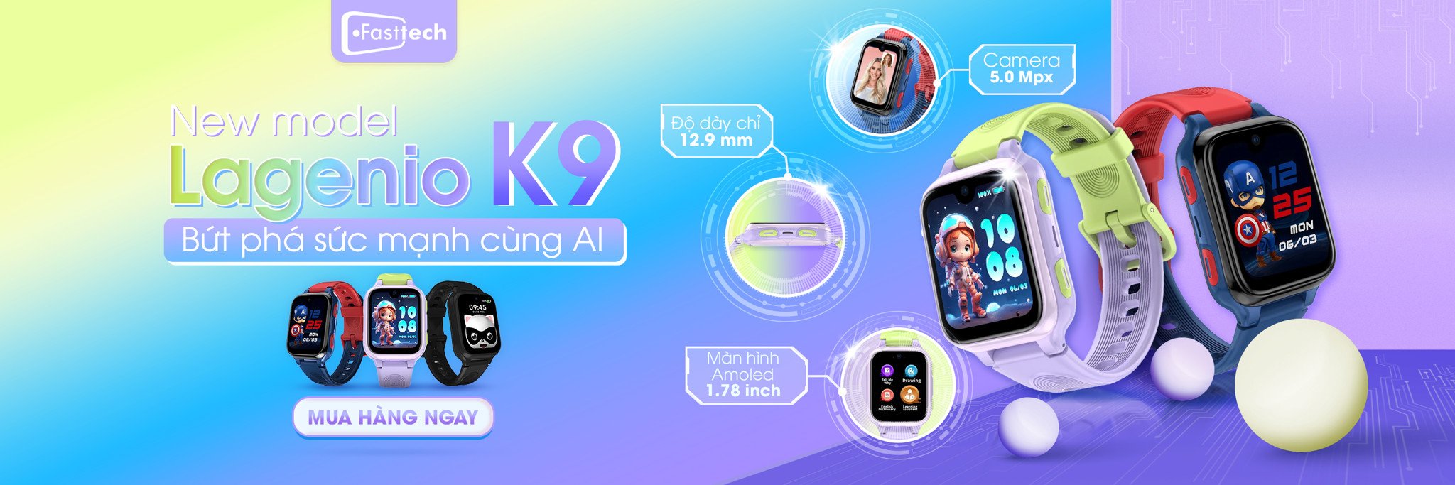 Đồng hồ định vị trẻ emLagenio K9
