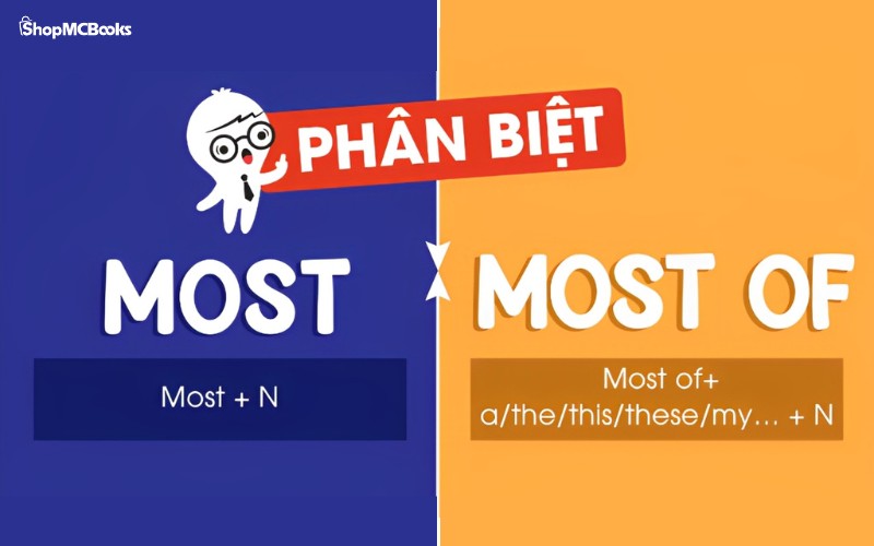 Phân biệt Most và Most of trong tiếng Anh chuẩn ngữ pháp