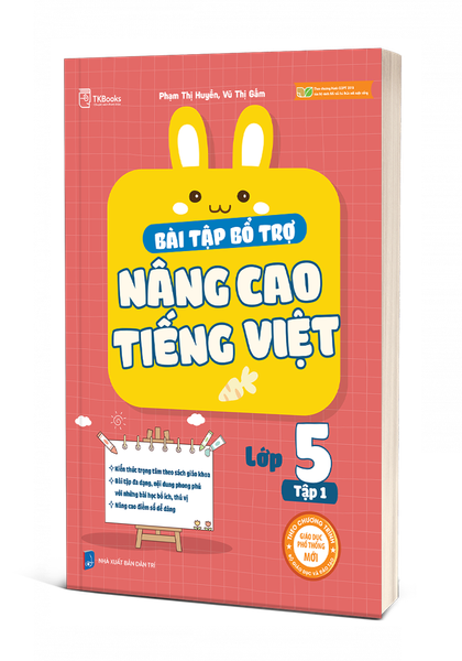 Cuốn sách Bài tập bổ trợ nâng cao Tiếng Việt lớp 5 - Tập 1