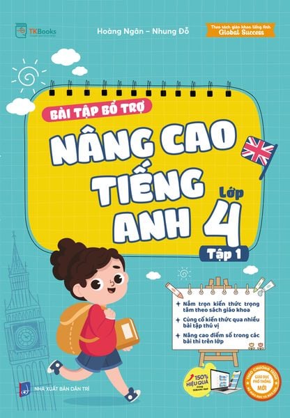 Cuốn sách Bài tập bổ trợ nâng cao Tiếng Anh lớp 4 – Tập 1
