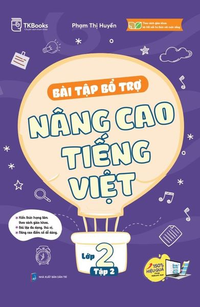 Cuốn sách Bài tập bổ trợ nâng cao Tiếng Việt lớp 2 – Tập 2