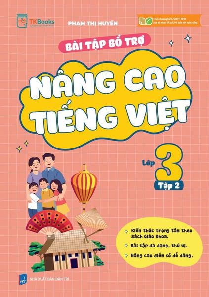 Cuốn sách Bài tập bổ trợ nâng cao Tiếng Việt lớp 3 – Tập 2