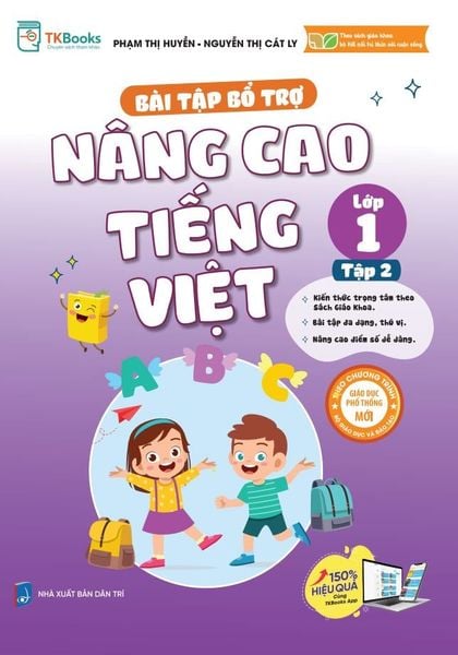 Cuốn sách Bài tập bổ trợ nâng cao Tiếng Việt lớp 1 - Tập 2