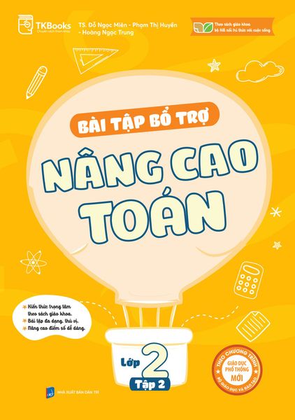 Cuốn sách Bài tập bổ trợ nâng cao Toán lớp 2 – Tập 2
