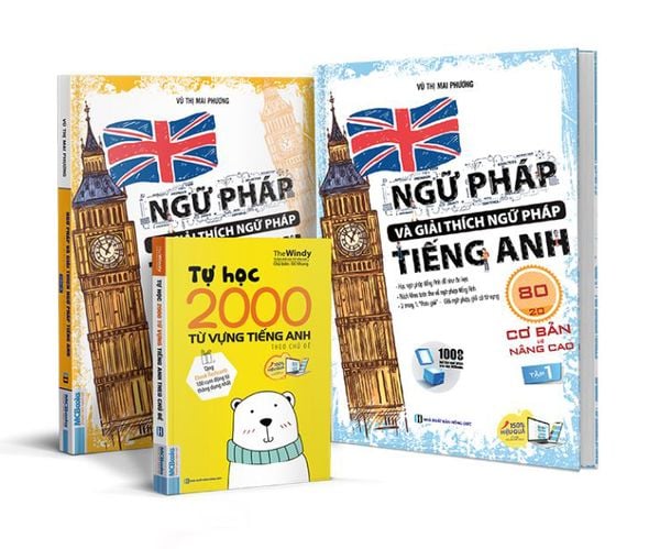 Combo Ngữ pháp và giải thích ngữ pháp tiếng Anh 80/20