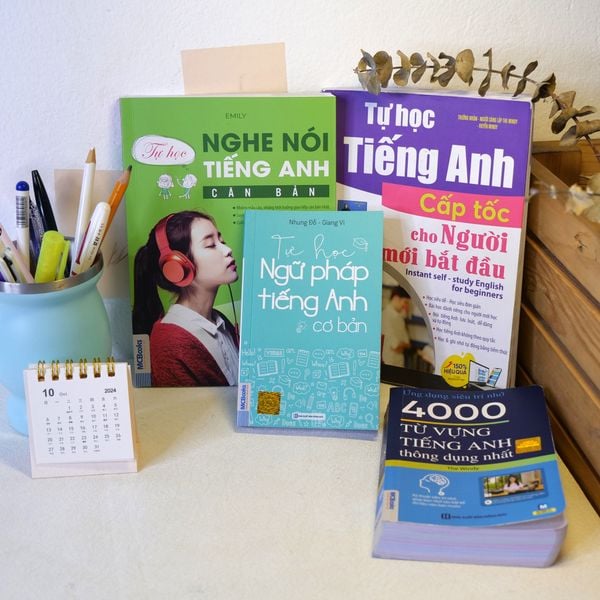 Combo Tự học tiếng Anh cho người mới bắt đầu