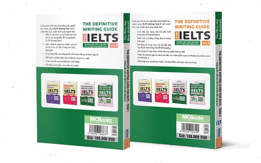 Điểm đặc biệt của bộ sách Combo The Definitive Writing Guide for IELTS