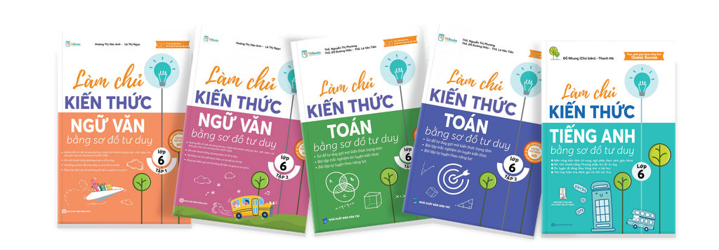 Combo Làm chủ kiến thức bằng sơ đồ tư duy lớp 6