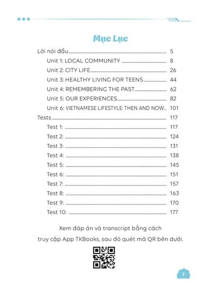 Mục lục của cuốn sách Làm chủ kiến thức tiếng Anh bằng sơ đồ tư duy lớp 9 - Tập 1