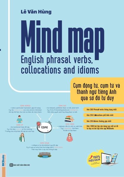 Cuốn sách Mind Map English Phrasal Verbs, Collocations And Idioms