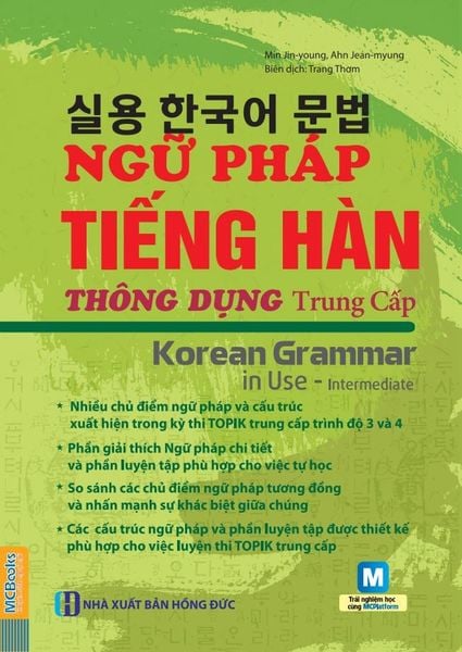 Cuốn sách Ngữ pháp tiếng Hàn thông dụng – Korean Grammar in use - Trung cấp
