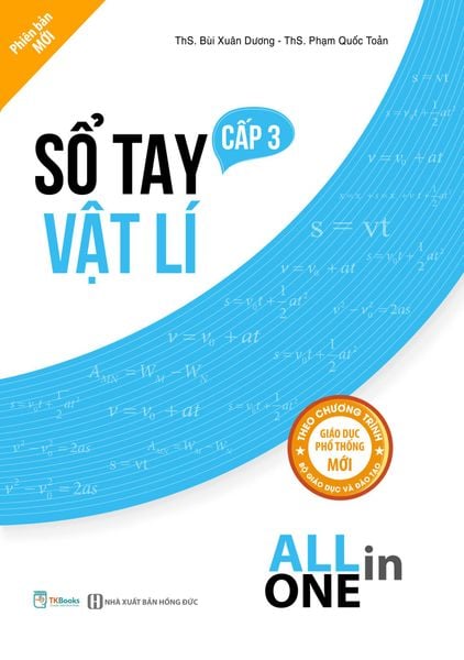Cuốn sách Sổ tay Vật Lí cấp 3 - Tất cả trong một