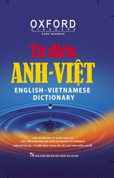 Cuốn sách Từ điển Anh - Việt (bìa cứng xanh)