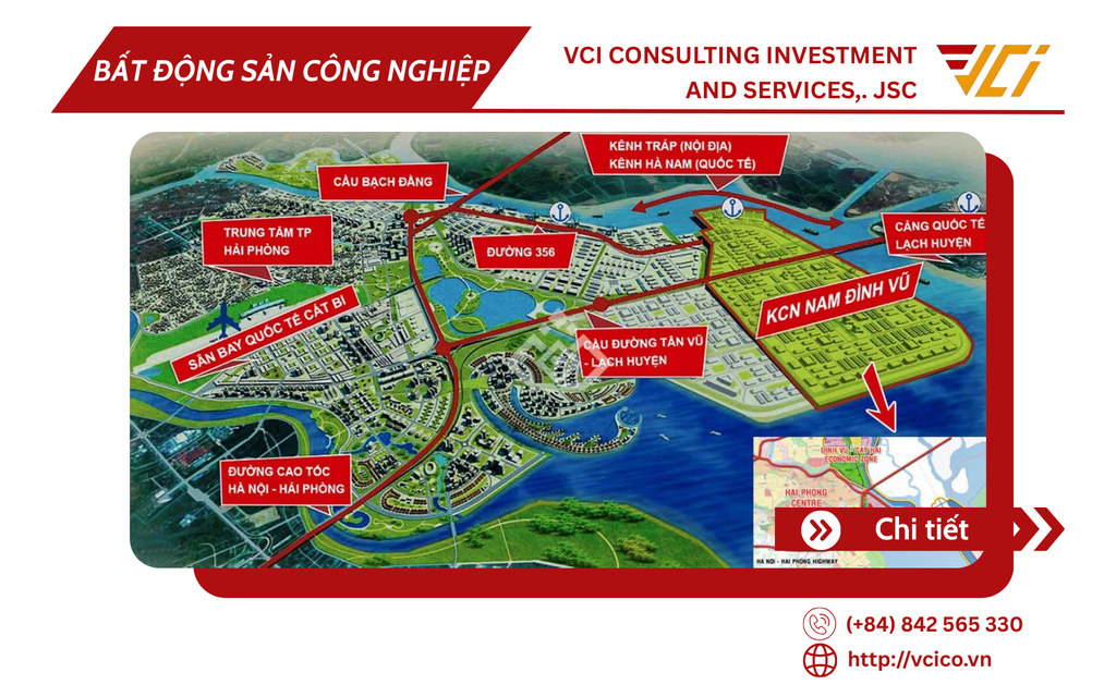 KHU CÔNG NGHIỆP NAM ĐÌNH VŨ - HẢI PHÒNG