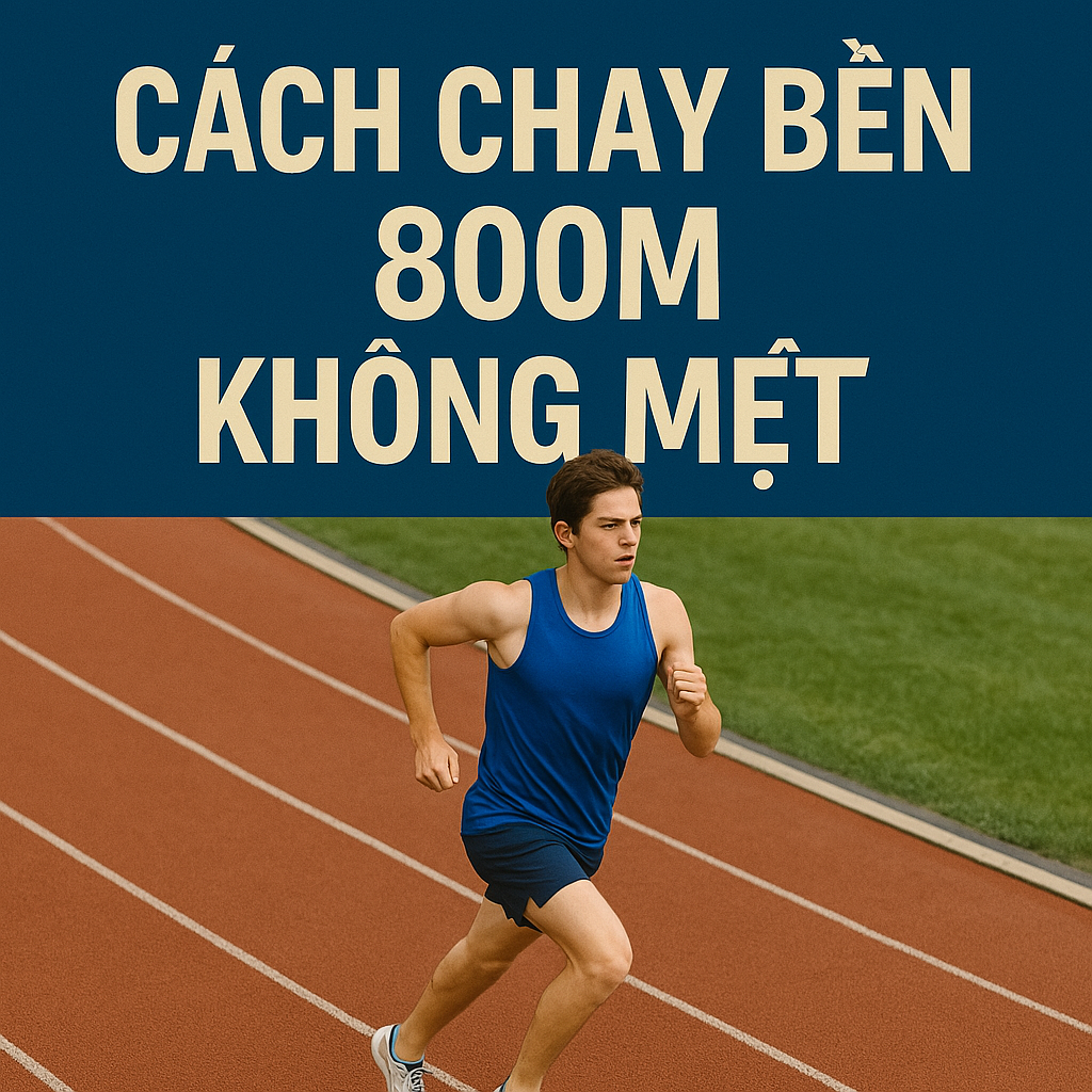Cách chạy bền 800m không mệt - Tips hay chạy bộ