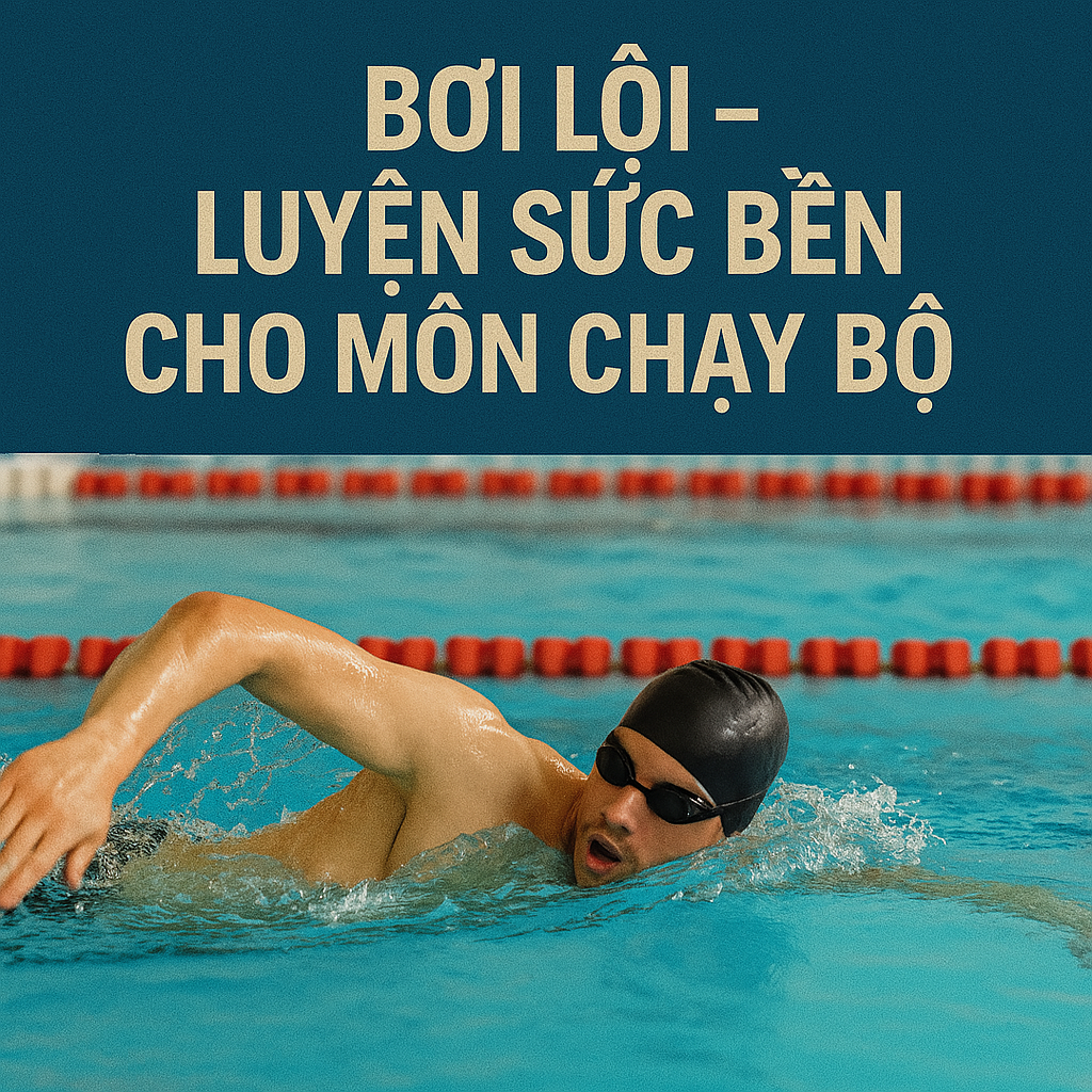 Thể thao bơi lội, luyện sức bền bổ trợ cho môn chạy bộ