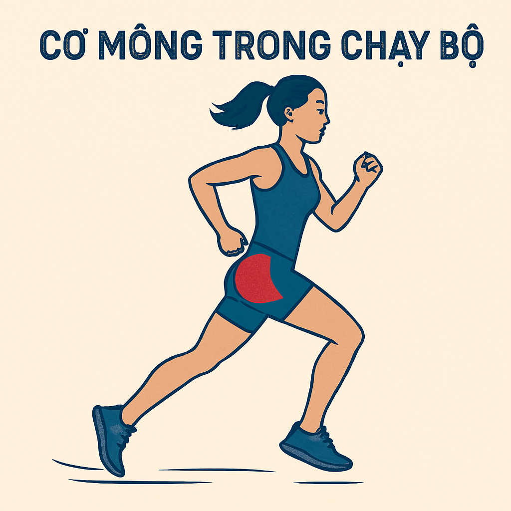 Cơ mông là gì? Sự quan trọng của cơ mông trong chạy bộ.