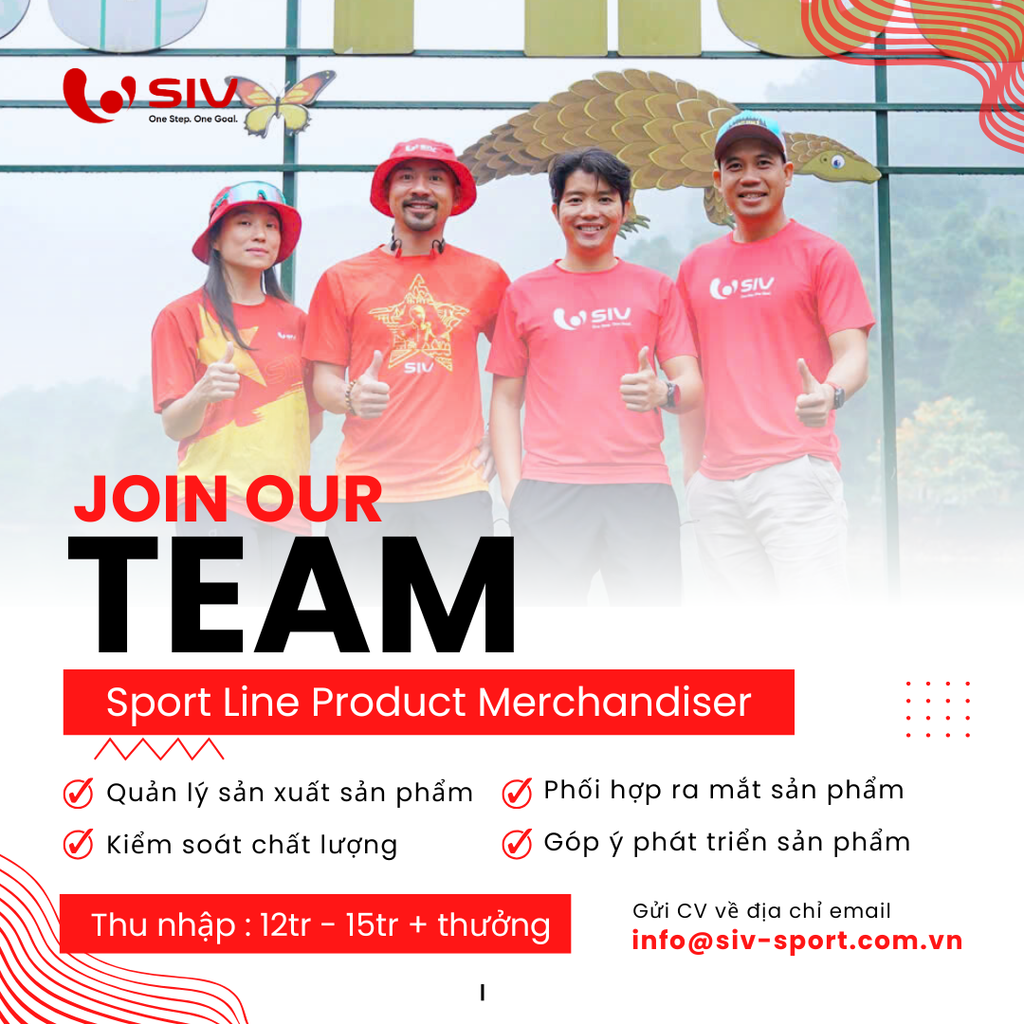 [SIV] TUYỂN DỤNG SPORT LINE PRODUCT MERCHANDISER