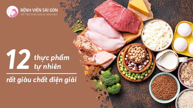 Thực phẩm giàu chất điện giải