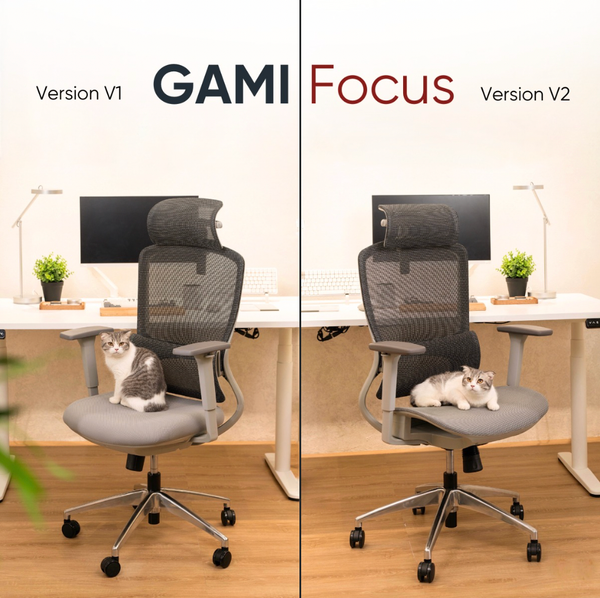 Gami Focus V1 vs V2: Chọn ghế nào cho góc làm việc của bạn?
