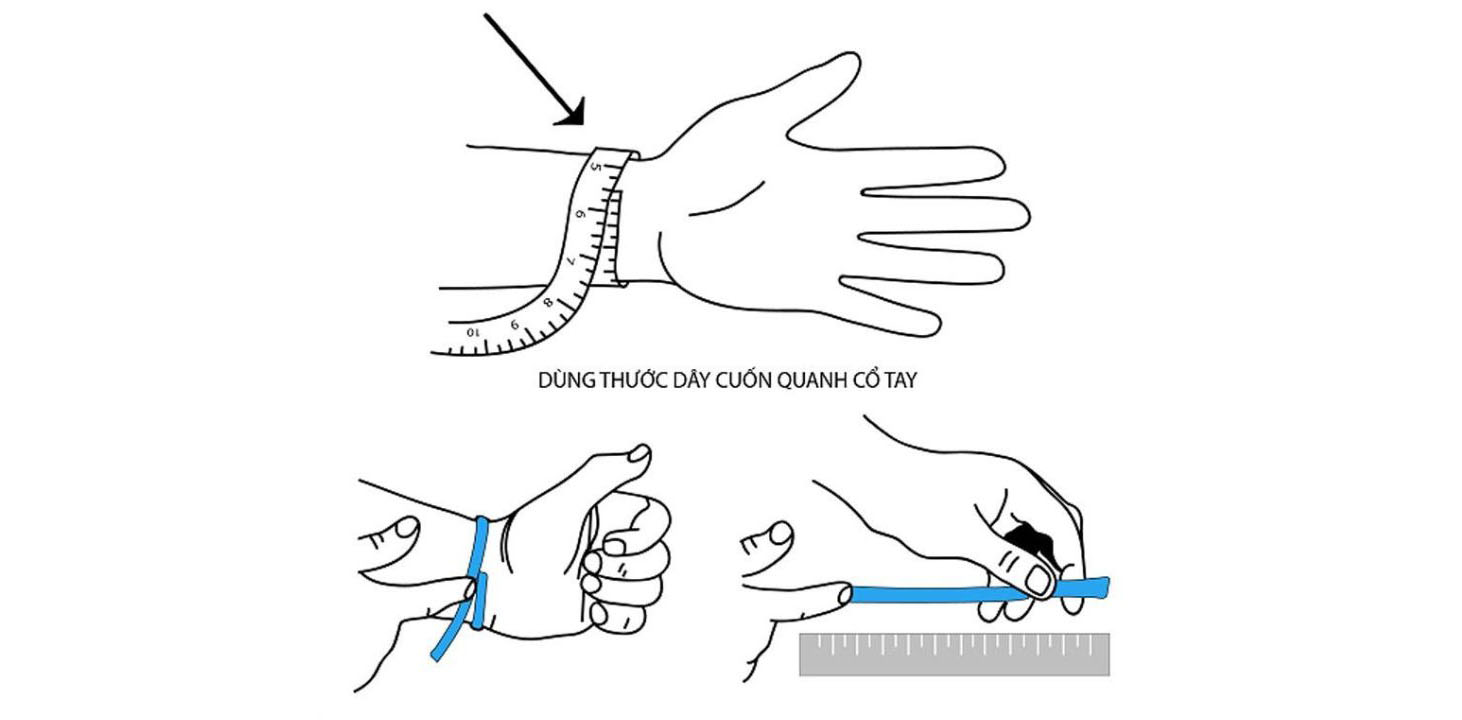 Hướng dẫn chi tiết cách đo cổ tay đeo vòng chuẩn nhất