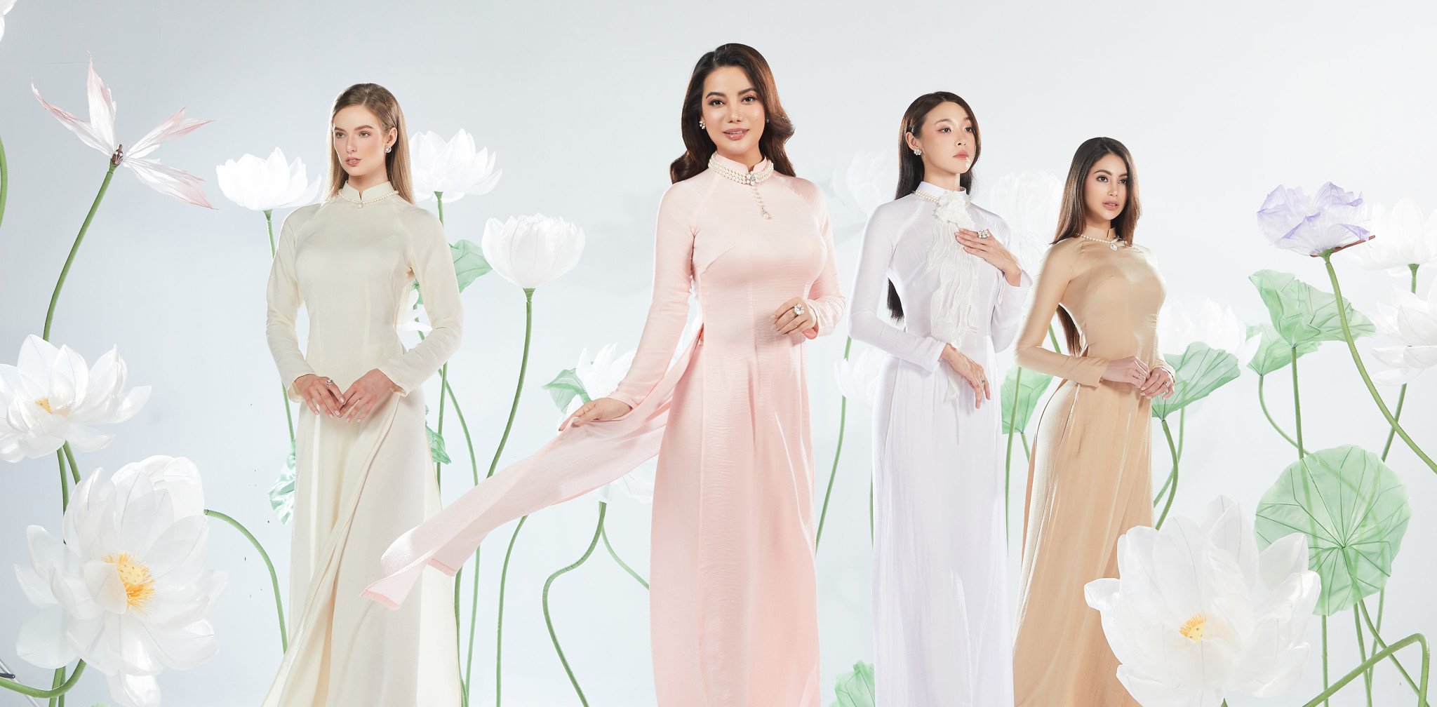 TRANG SỨC LONG BEACH PEARL ĐẬM CHẤT VIỆT TRONG BỘ ẢNH QUẢNG BÁ MISS EARTH 2023