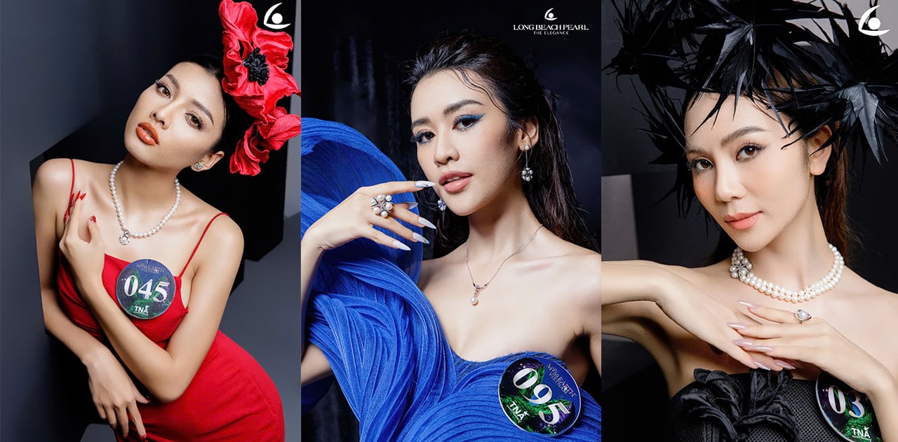 TRANG SỨC LONG BEACH PEARL CÙNG CÁC THÍ SINH MISS EARTH VIETNAM 2023 THỂ HIỆN THÔNG ĐIỆP SỐNG XANH