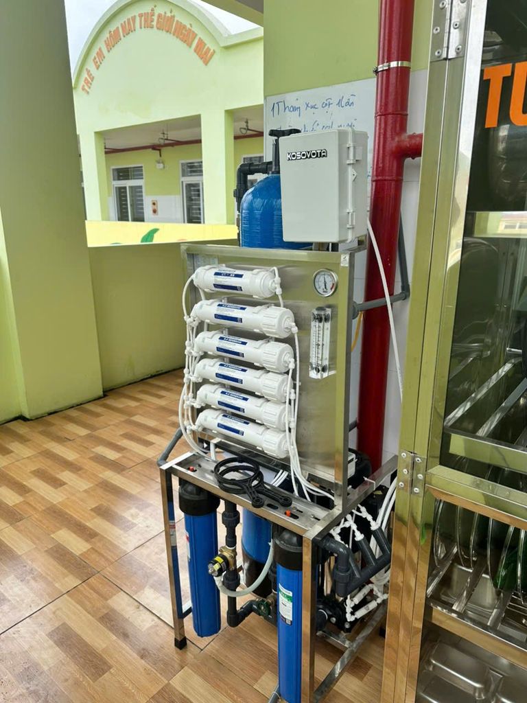 Dự Án Lắp Đặt Hệ Thống Lọc Nước Kosovota 100L/h Tại Trường Mầm Non Tại Hải Phòng