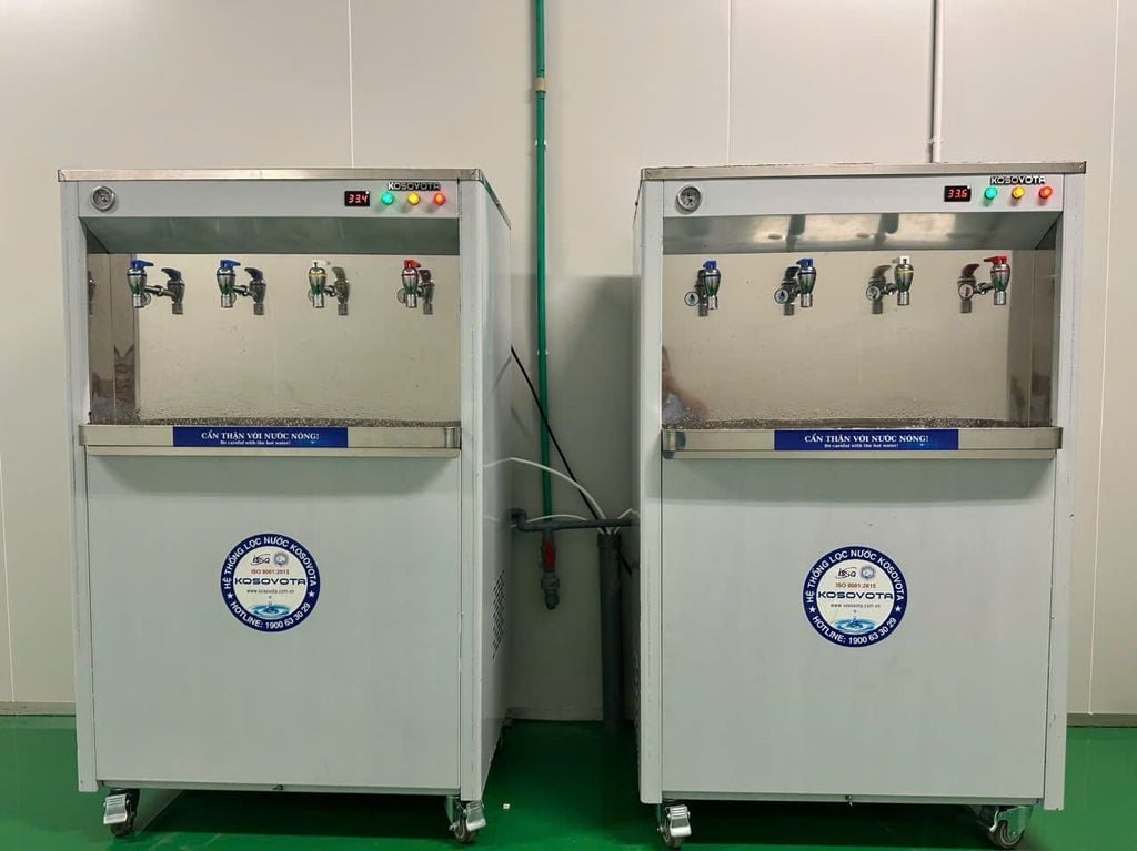 HOÀN THÀNH DỰ ÁN LẮP ĐẶT 9 MÁY NÓNG LẠNH TẠI CÔNG TY L&K TẠI QUẢNG NINH
