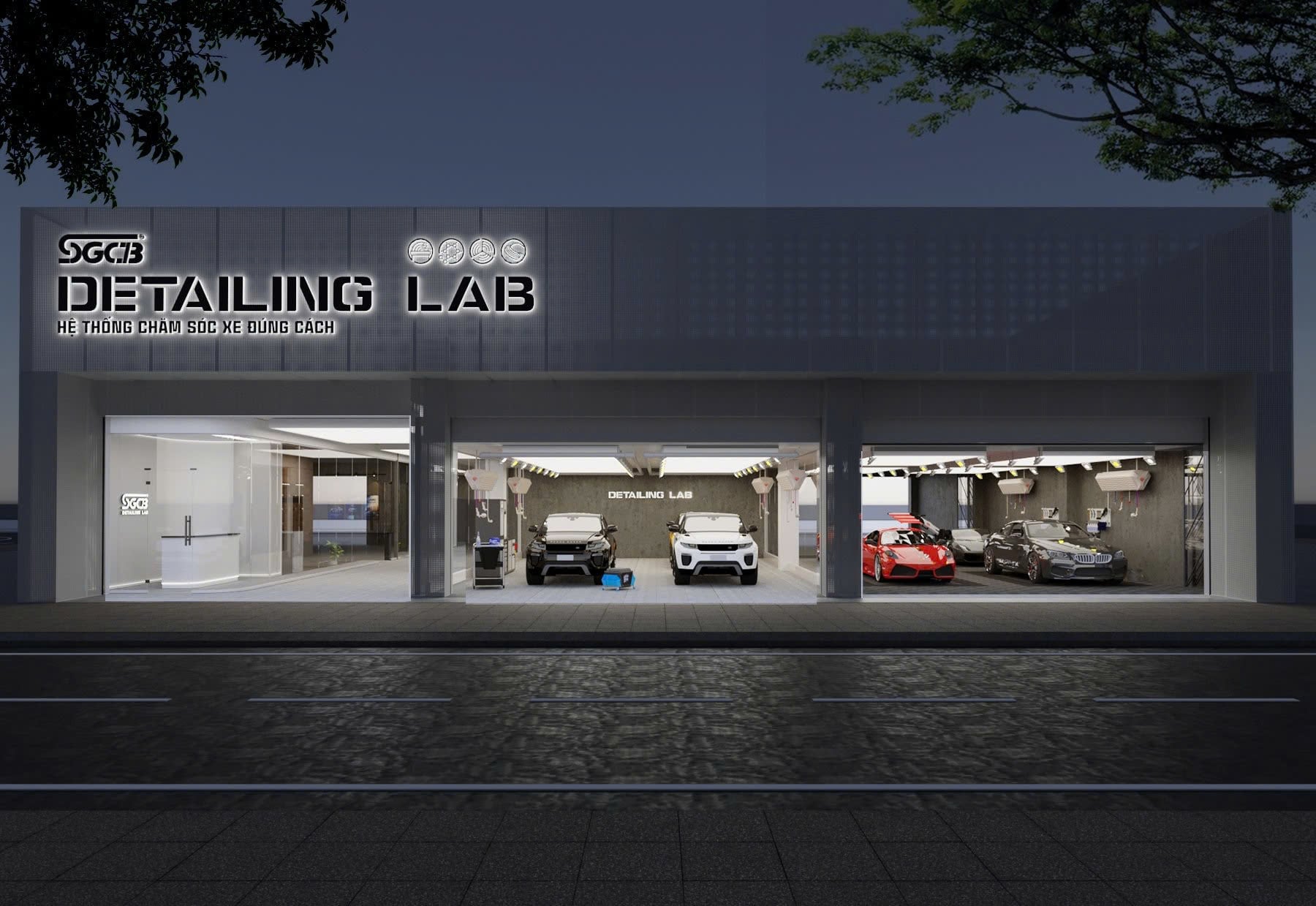 Setup trung tâm chăm sóc xe chuyên nghiệp