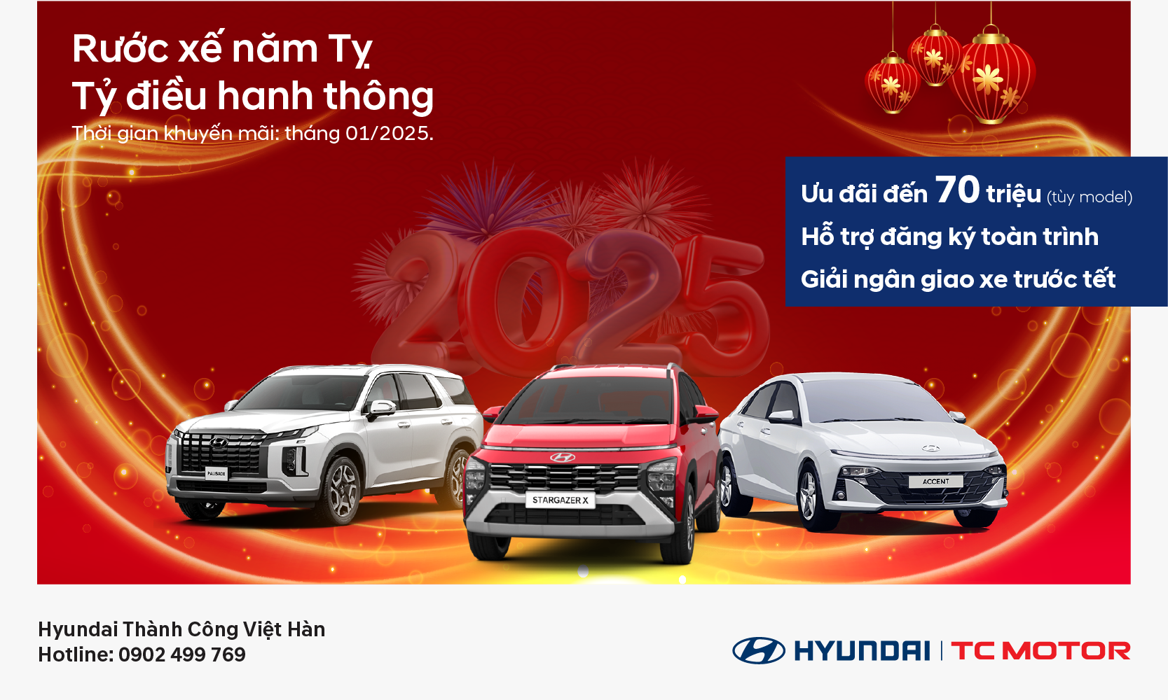 Hyundai Thành Công Việt Nam Triển Khai Chương Trình Giảm Giá Hấp Dẫn Cho Các Mẫu Xe