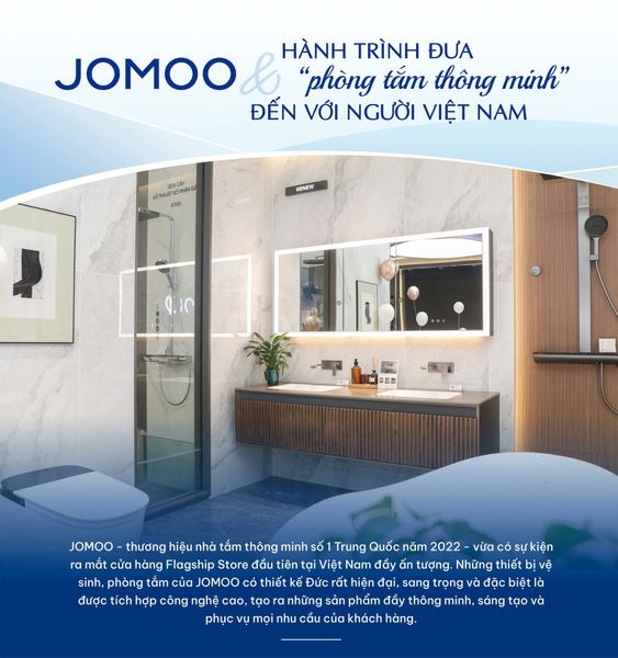 JOMOO và hành trình đưa phòng tắm thông minh đến với người Việt Nam