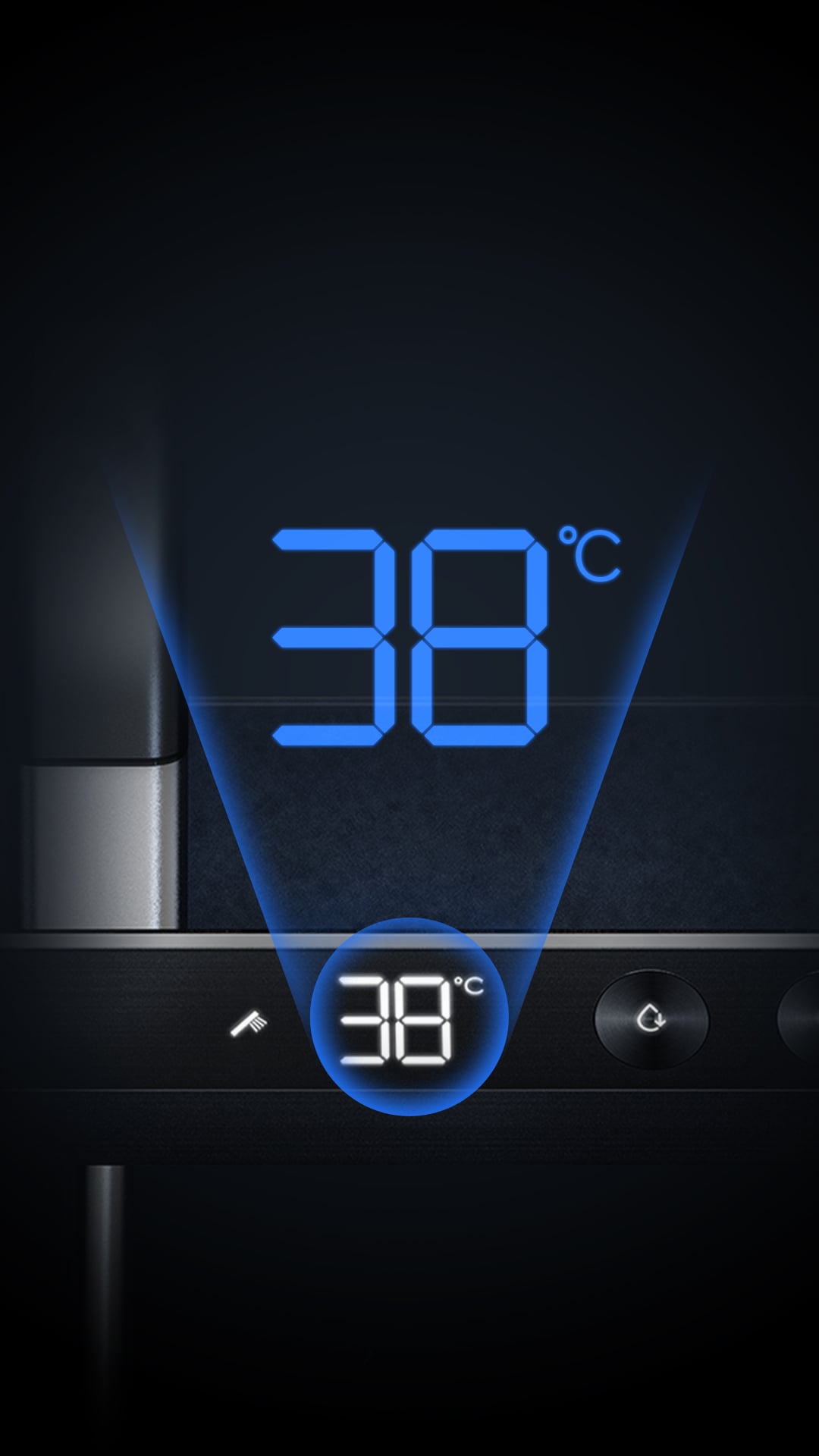 Màn hình hiển thị kỹ thuật số không dùng pin