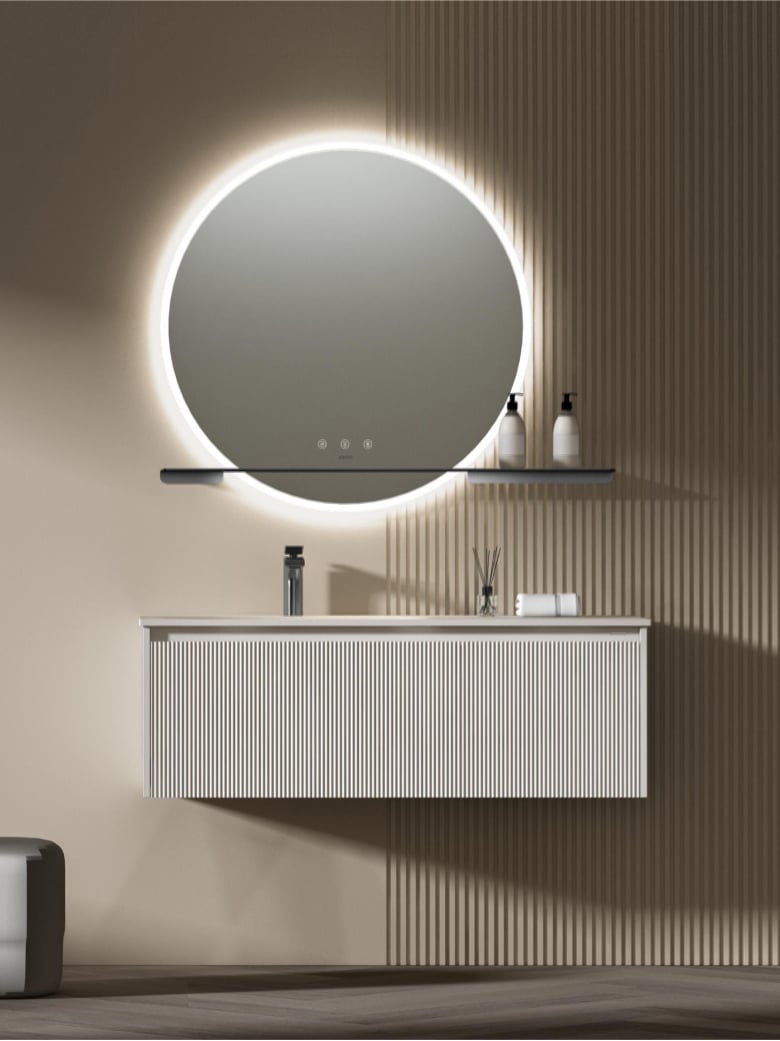 Tủ chậu và gương