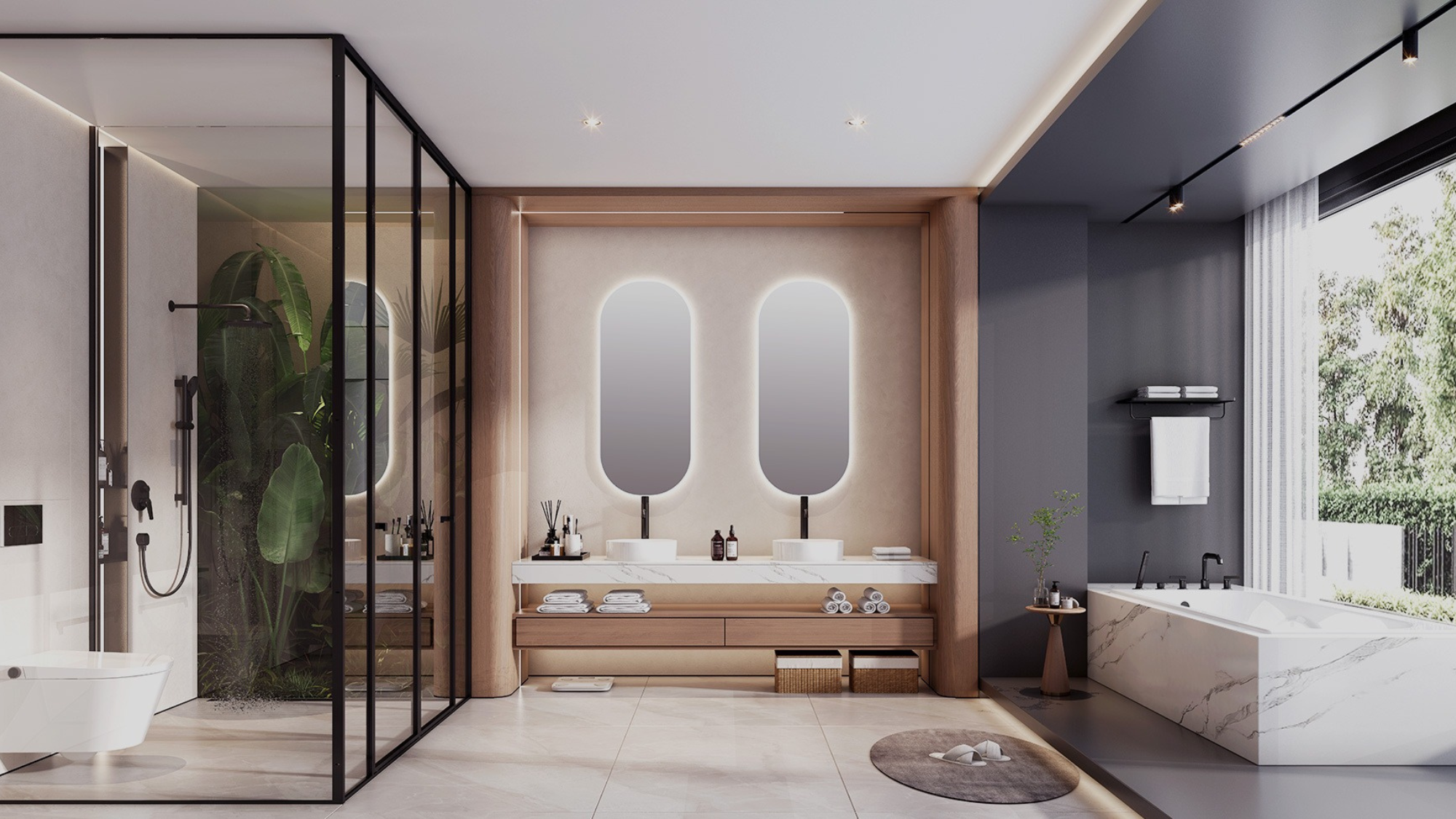 Thiết bị phòng tắm <br> thông minh