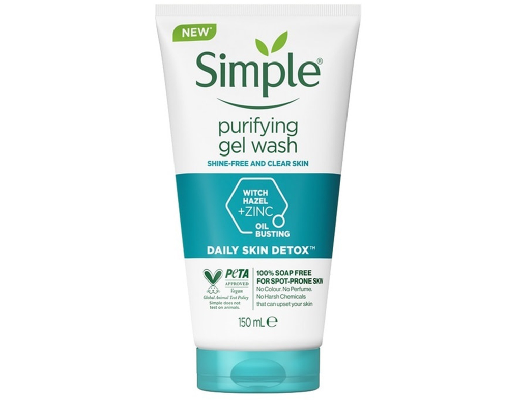 Simple_Gel Rửa Mặt Cho Da Dầu Purifying Gel Wash