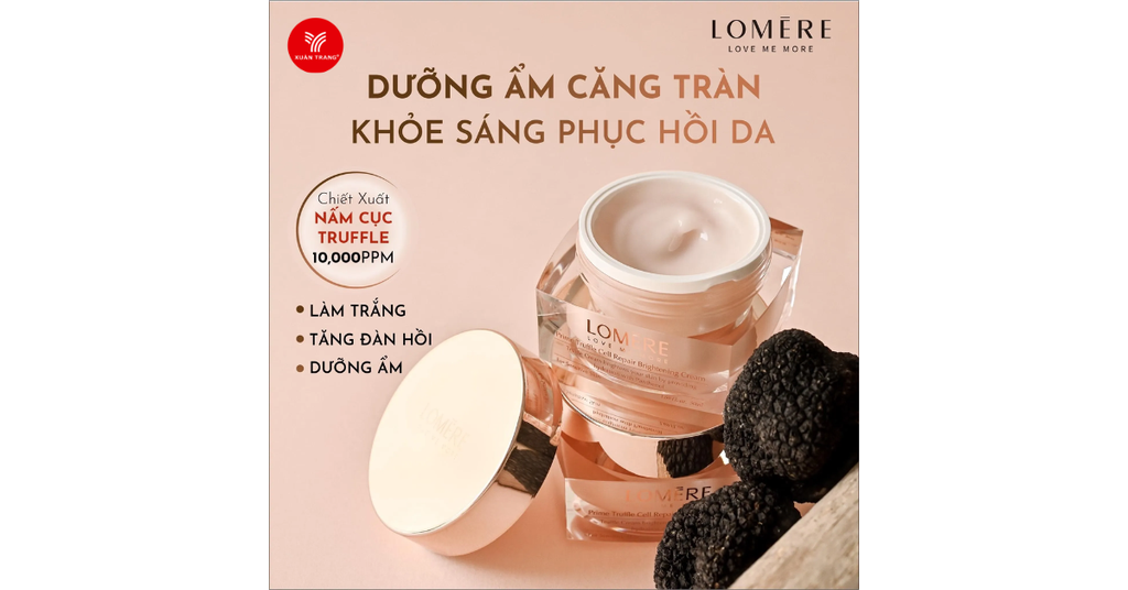 Một số ưu điểm nổi bật của&nbsp;kem dưỡng Lomere Whitening Cream 50ml