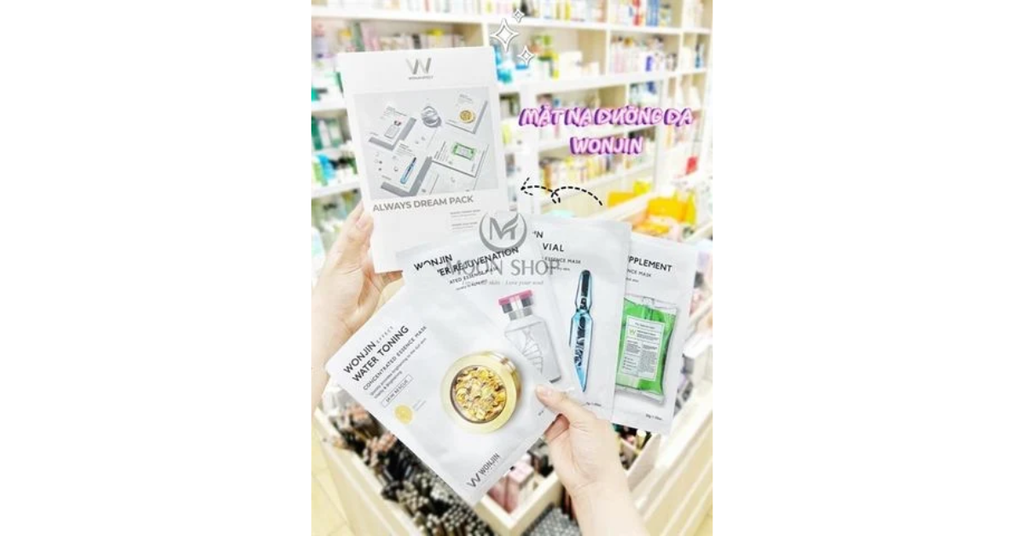 Mặt nạ giấy Hydro Rise Hyaluronic cấp ẩm chuyên sâu WONJIN 30g