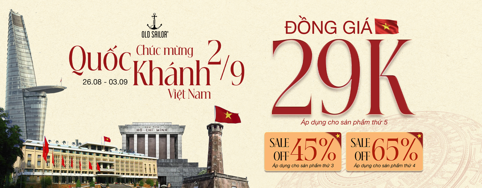 MỪNG QUỐC KHÁNH – SALE CỰC MẠNH