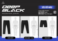 [DEEP BLACK PREMIUM JEANS] FORM CARROT - 95CM LÀ GÌ? KHÁM PHÁ MẪU QUẦN JEANS ĐEN SIÊU BỀN MÀU 2024.