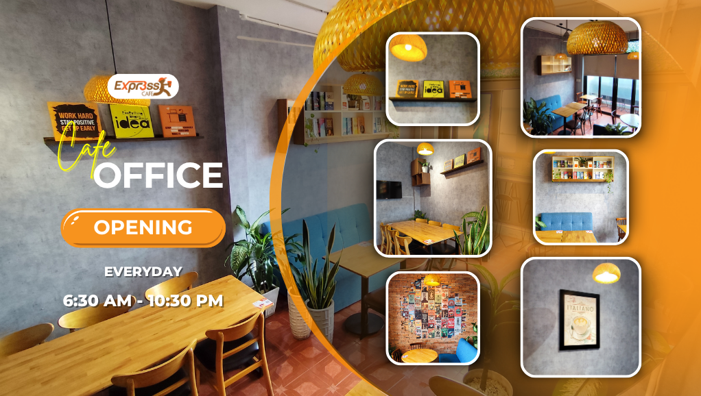 Cafe Office – Không gian làm việc mới, chill hết cỡ tại Express Cafe!
